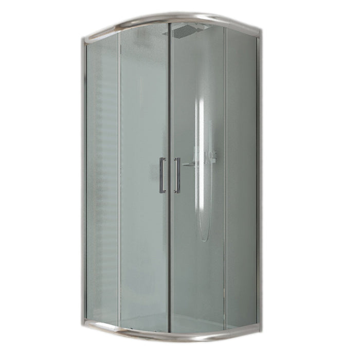 Box Doccia Semicircolare 90x90 H185 Trasparente 6mm mod. Alabama