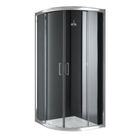 Box Doccia Semicircolare 90x90 H198 Trasparente 6mm mod. Alabama