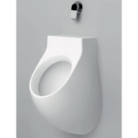 Orinatoio Sospeso Con Scarico a Parete Azzurra Ceramica "Nuvola" Bianco Lucido