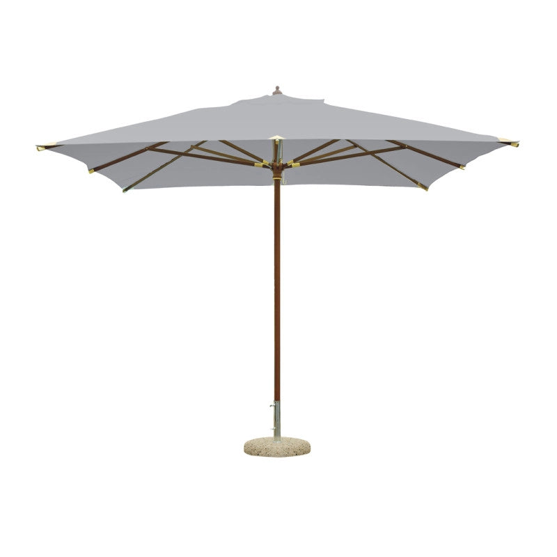 Ombrellone rettangolare MOIA da 3x4 mt grigio