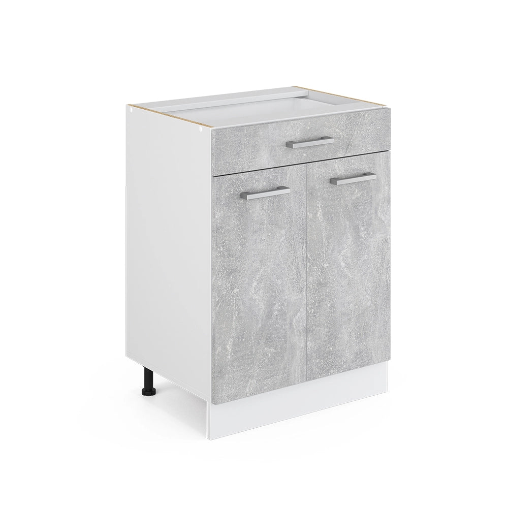 Vicco Frontale cucina Calcestruzzo 59.6 x 70.8 cm frontale del mobile per mobile base con cassetti