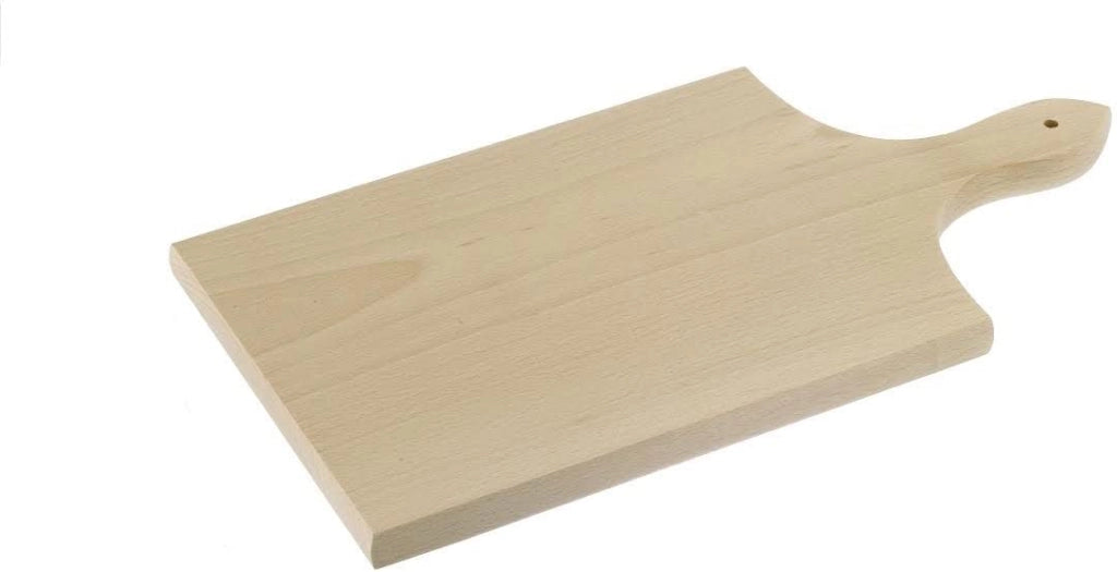 TAGLIERE IN LEGNO DI FAGGIO CON MANICO 35 X 16 X 2 CM