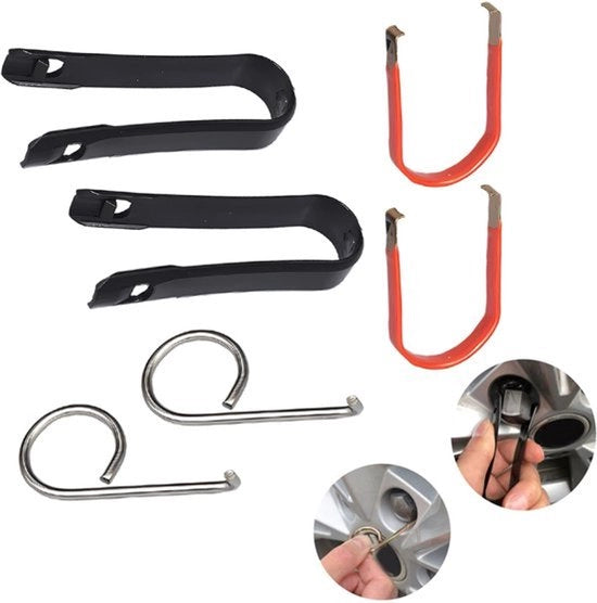 Kit di sostituzione mozzo - attrezzi per disimballaggio - doppi mozzo - chiave per rimuovere mozzo - kit portatile - per doppi mozzo mozzo doppi mozzo