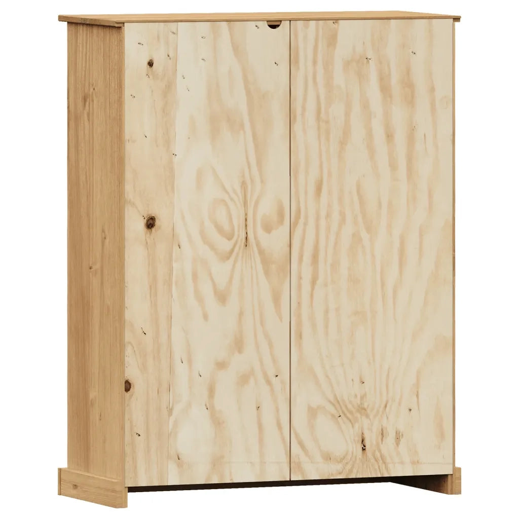 Libreria VIGO 90x35x114,5 cm in Legno Massello di Pino