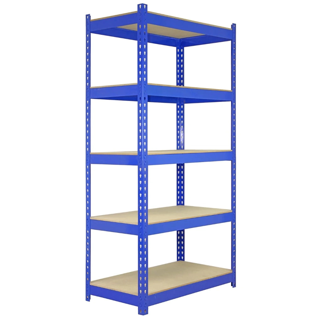 Scaffali da Garage Q-Rax ad Incastro Scaffalature da Officina Magazzino - Blu