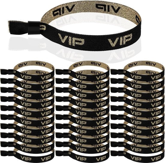 Accessori di ingresso 100 pezzi - Slittine - Cinture di accesso - Bande di ingresso - Bande per feste - Bande per festival - Chiusura - Accessorio essenziale per eventi