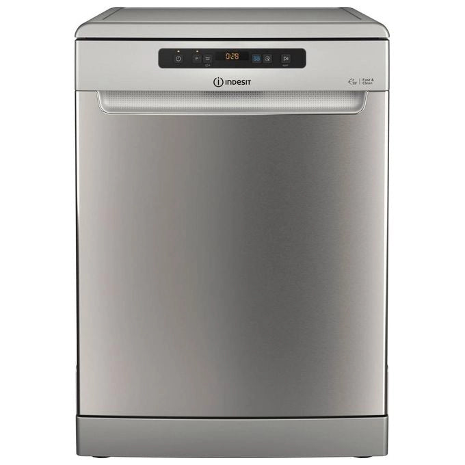 Indesit IN2FFC14BN6X, Lavastoviglie 60cm, Classe C, 14 coperti, Push&Go, 44dBA, Inox