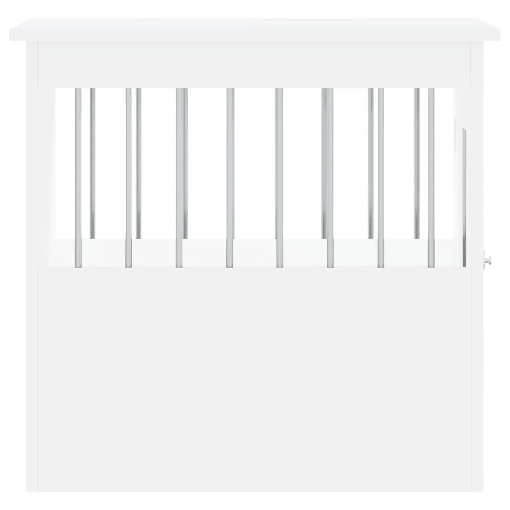 Mobile per trasportino per cani 45 x 62 x 59 cm in legno ingegnerizzato bianco 02_0043351