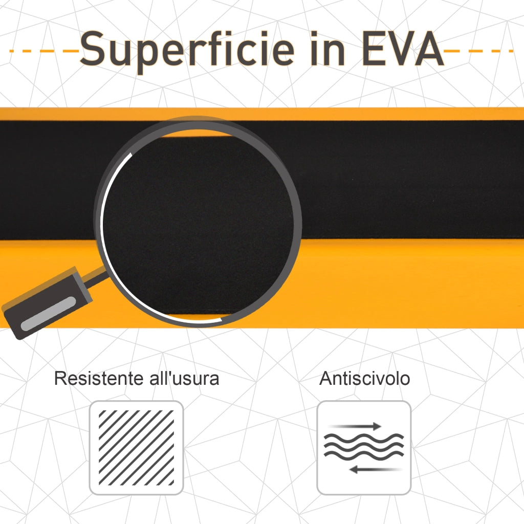 Cavalletto Pieghevole per Legna ¨C Zephmum ¨C Antiscivolo Arancione