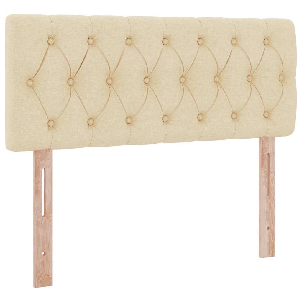 Letto con contenitore e materasso Crema 120 x 200 cm