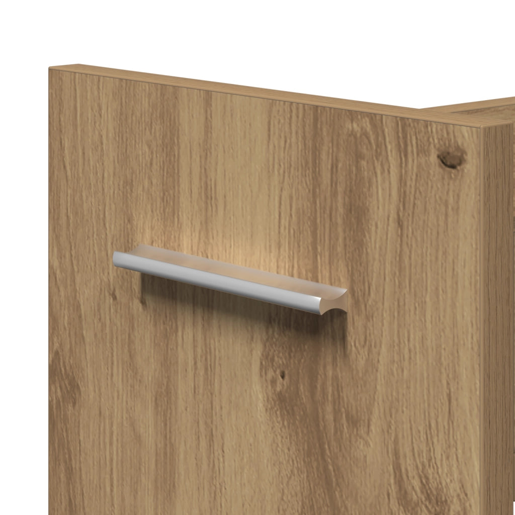 Armadietto in Legno Tecnico Rovere 60x22x79 cm