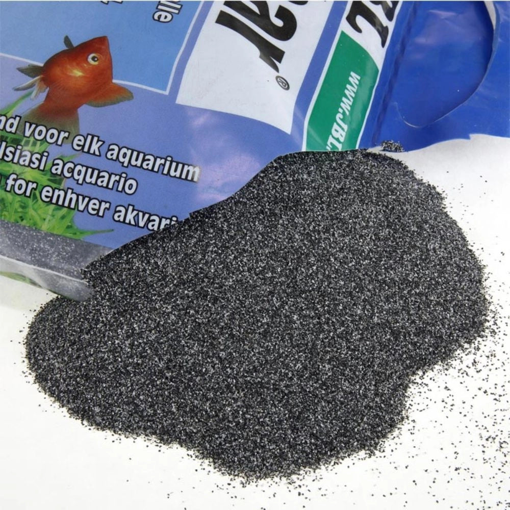 JBL Sansibar Dark - sabbia nera di origine vulcanica per acquari granulometria 0,2-0,5mm Formato: 10 Kg