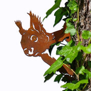 Decorazione per giardino in acciaio corten - unica - altezza 20 cm