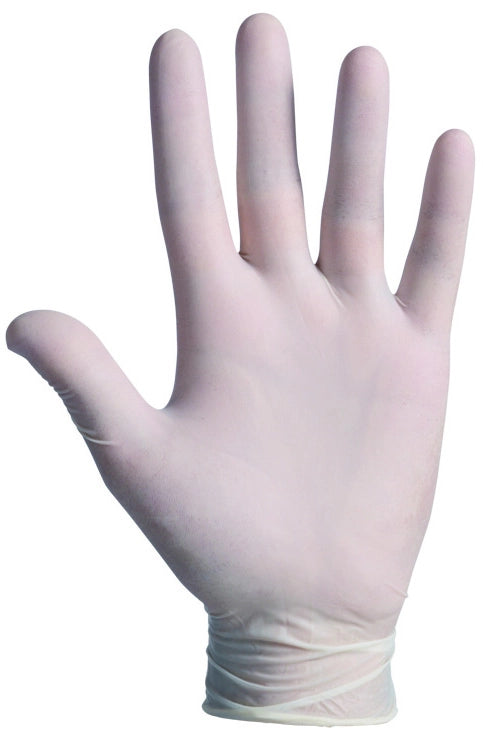 GUANTI MONOUSO IN LATTICE SENSITIVE CF.100 PZ. Col. Bianco tg. 6,5/7 (S)