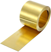 Lamina di rame 0,5 mm x 40 mm x 3000 mm, progetti di fai da te, riparazioni, colore dorato.