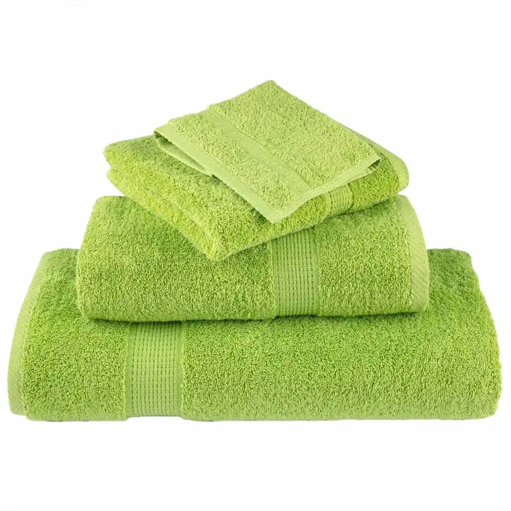 Asciugamano per Ospiti SOLUND 2 pcs Verde 15 x 21 cm 550 gsm 137488