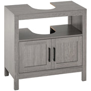 Mobiletto Sottolavabo Bagno ¨C Zephmum ¨C Grigio 60x30x60 cm