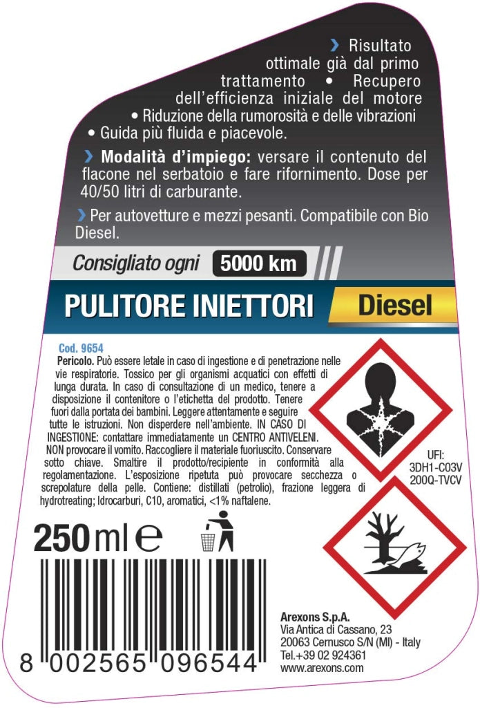 Arexons 9654 Diesel Pulitore Iniettori