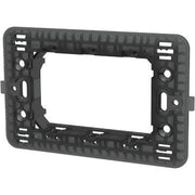 SUPPORTO FRUTTI ABM - PC NERO POSTI 3- 8 pezzi