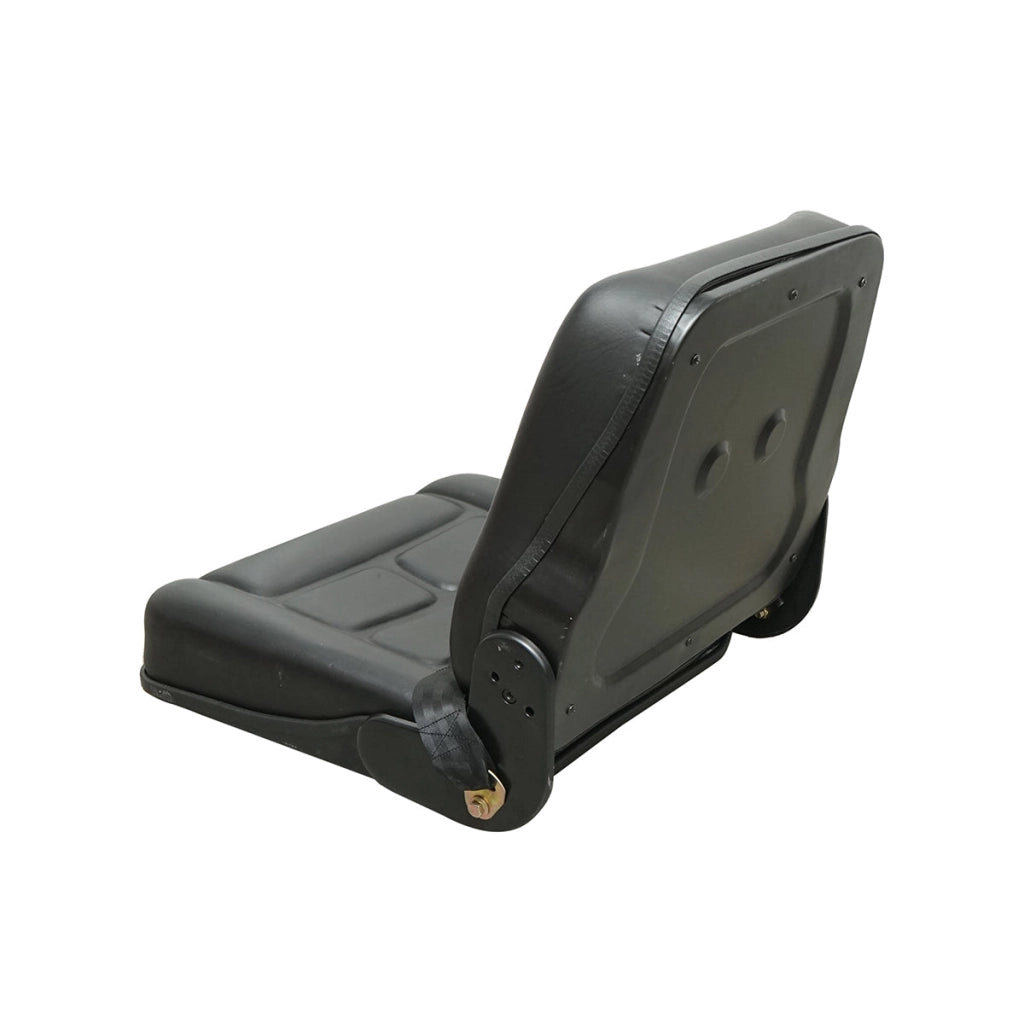 Sedile universale con cintura per macchine agricole o industriali, carrelli elevatori.