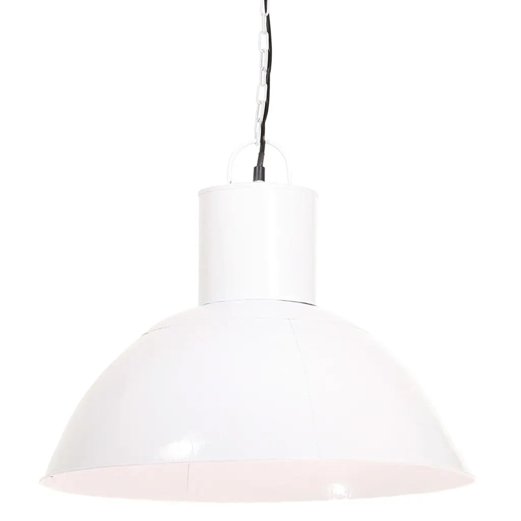 Lampada a Sospensione 25 W Bianca Rotonda 48 cm E27 320566