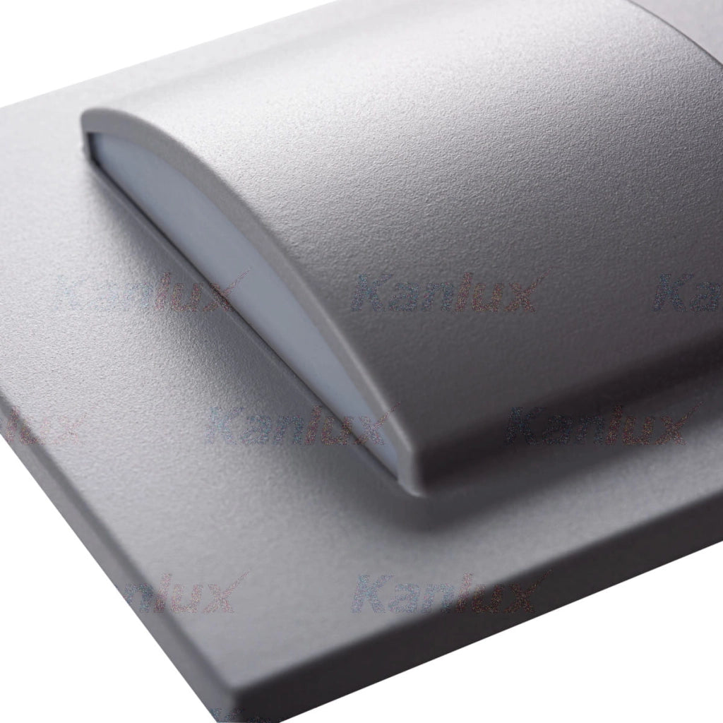 Kanlux ERINUS lampada scala LED 0,8W 4000K nera quadrata