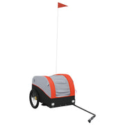Rimorchio da Bici Nero e Arancione 30 kg in Ferro CFW9419985