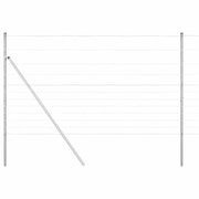 Palo della recinzione | Pannello per recinzione Zincato 50 x 1,4 m Acciaio