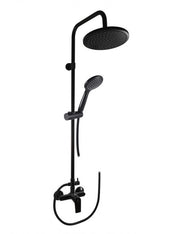 Colonna doccia COLORADO con soffione in ottone nero H. 116 cm