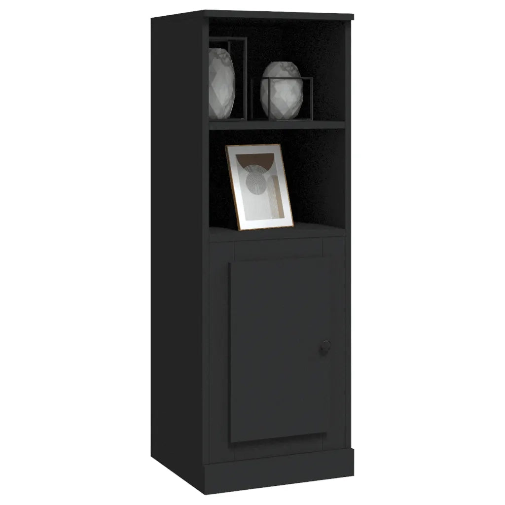 Credenza Nera 36x35,5x103,5 cm in Legno Multistrato 816321