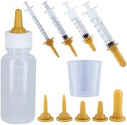 Kit per Biberon 50 ml - Flessa per Bambino - Spruzzatore (1/3/5/10 ml) - Aiuto Alimentare Minimo - Cucchiaino di Misura - Riciclabile - Flessa per Alimentazione