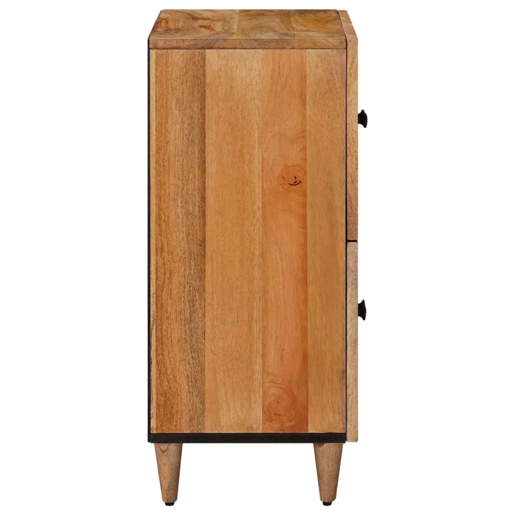 Credenza Naturale 60 x 33 x 75 cm Legno di mango massello 4018286