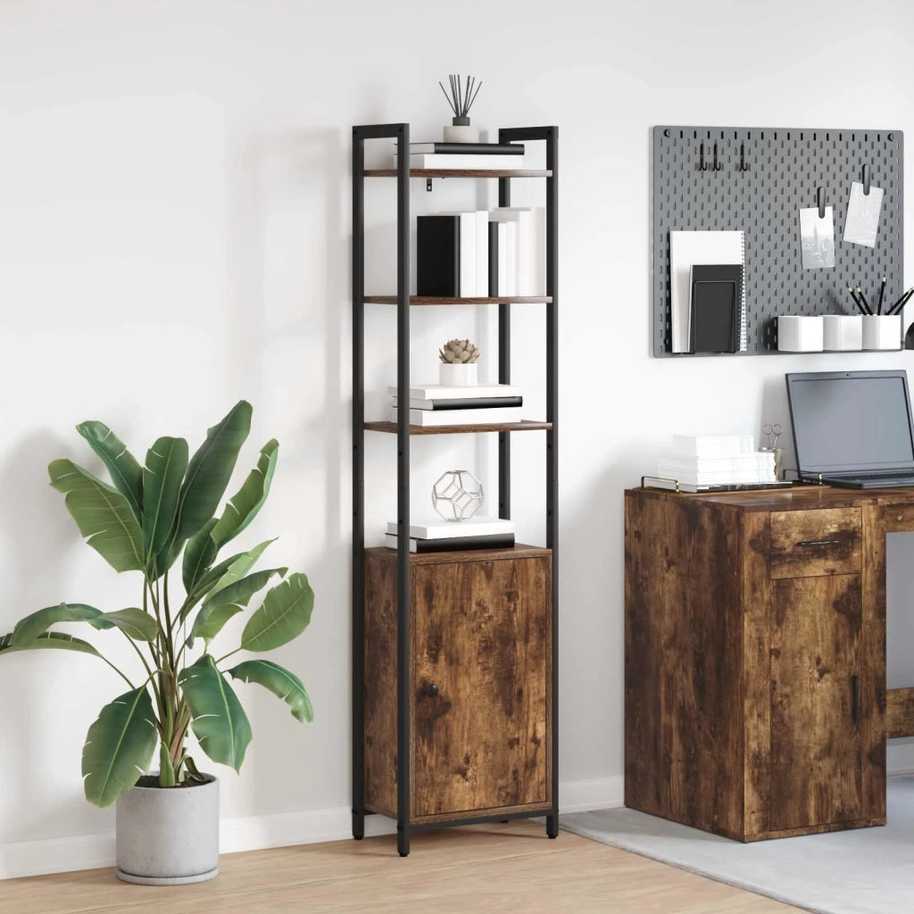 Armadio per Libri Rovere fumé 40 x 24 x 161 cm 883852