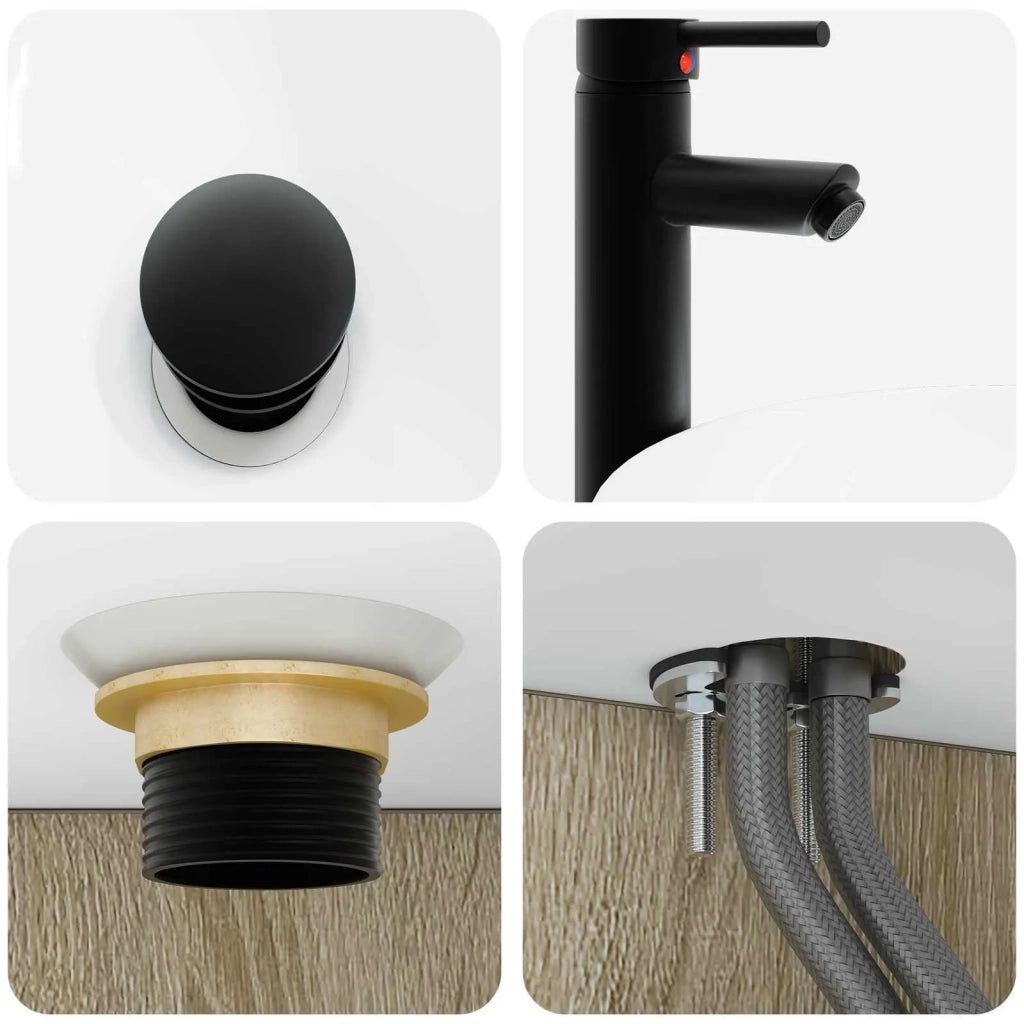Set di mobili per il bagno 2 pz Rovere Sonoma 3406095
