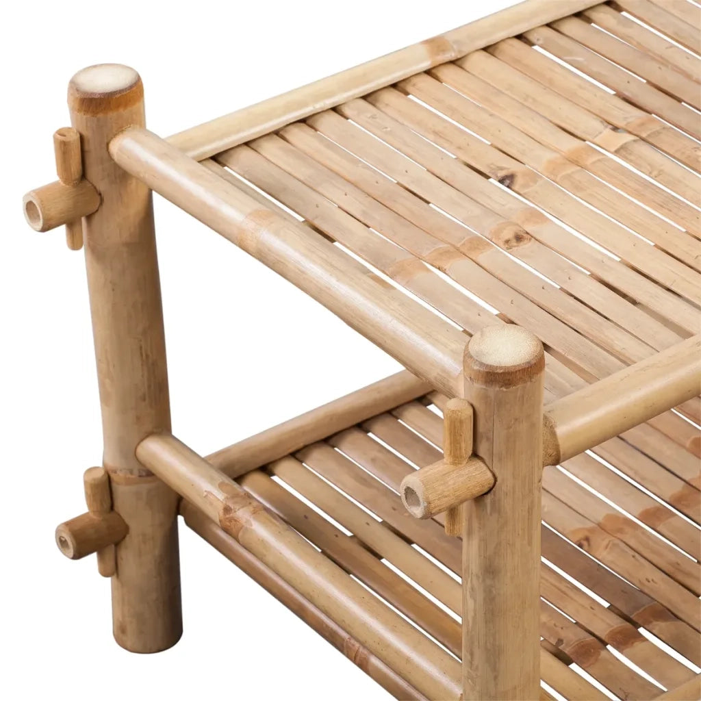 Scarpiera a 2 Livelli in Legno di BambÃ¹ cod mxl 45537