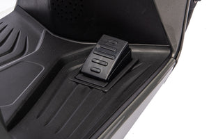 Scooter Elettrico per Bambini Licenza Ufficiale Honda SH125 12V con Ruote EVA e Sedile Pelle Grigio