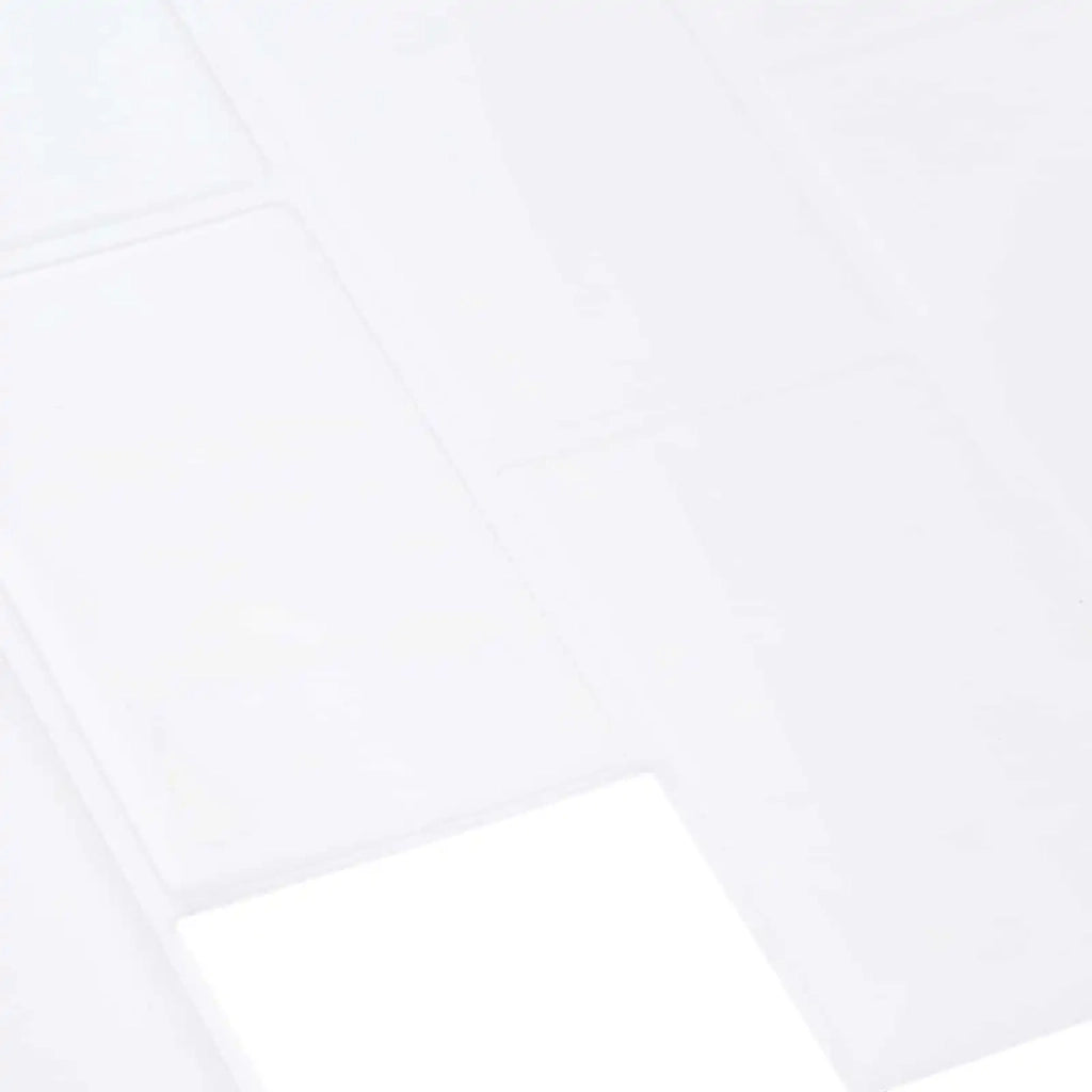 Piastrella subway 20 pcs Bianco 30 x 30 cm Poliuretano e PET