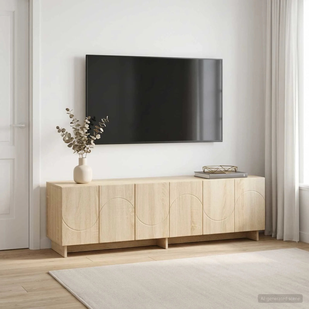 Supporto TV 140 x 34.5 x 40 cm Rovere Sonoma 8011578