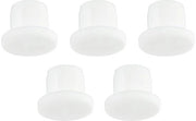 Cappucci siliconici/rubbery 5 pezzi - morbidi/flessibili - 9-9,5 mm - antiscivolo - duraturi - doppi
