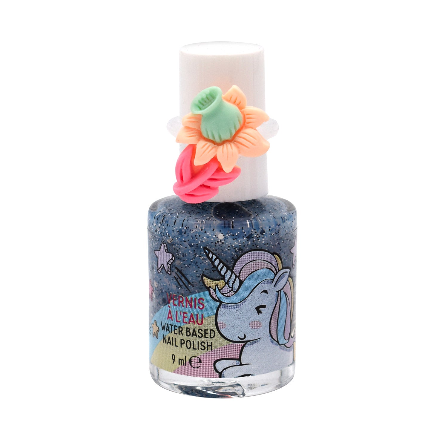 Box 3 Smalti Unicorno per Bambini a Base d’Acqua 9 ml Profumazione Rosa