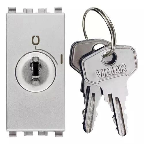 VIMAR EIKON - PULSANTE 2P NO 16A + CHIAVE NEXT