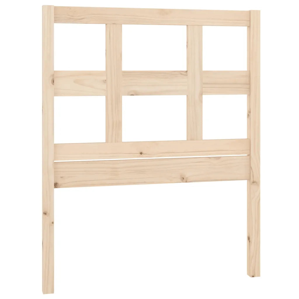 Testiera per Letto-Testata-Testiera Decorativa 95,5x4x100 cm in Legno Massello di Pino 750511