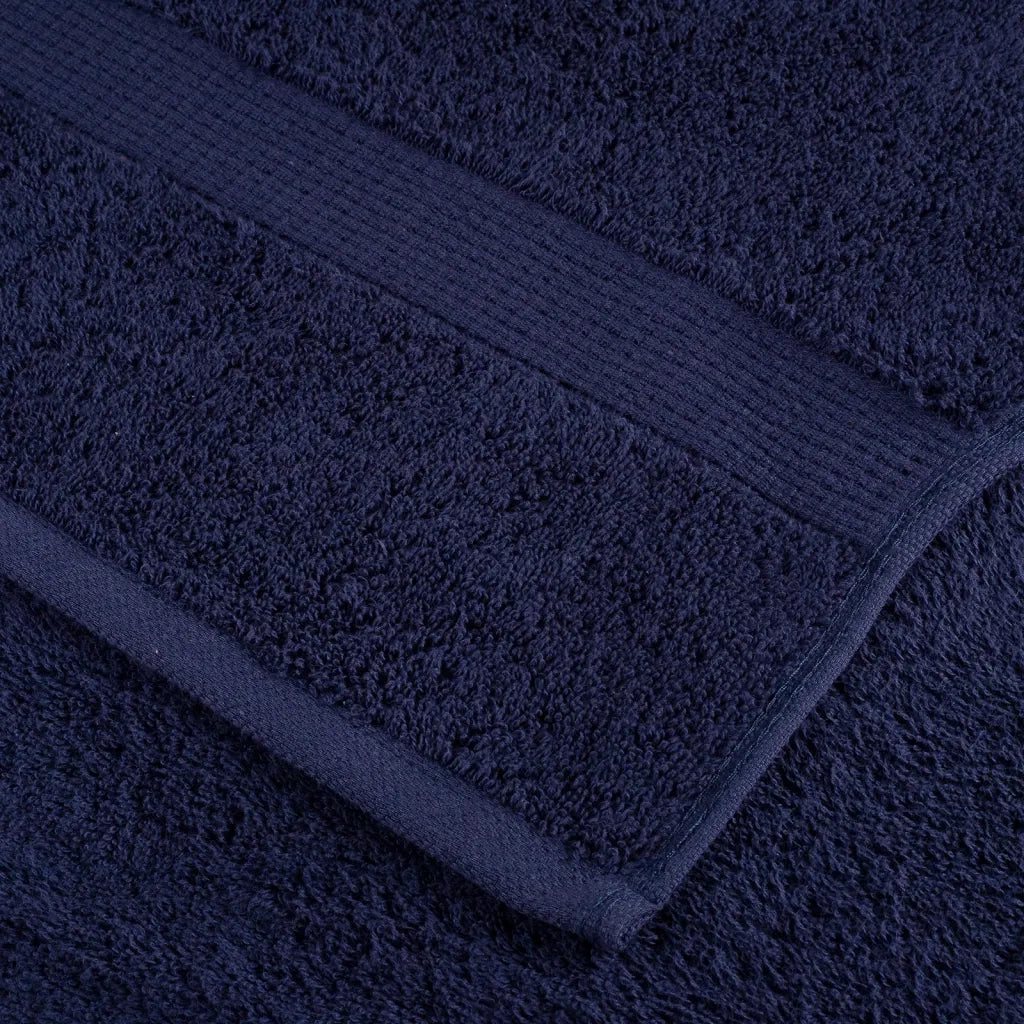 vidaXL Set ASciugamani SOLUND 8 pz Blu Navy 600 gsm
