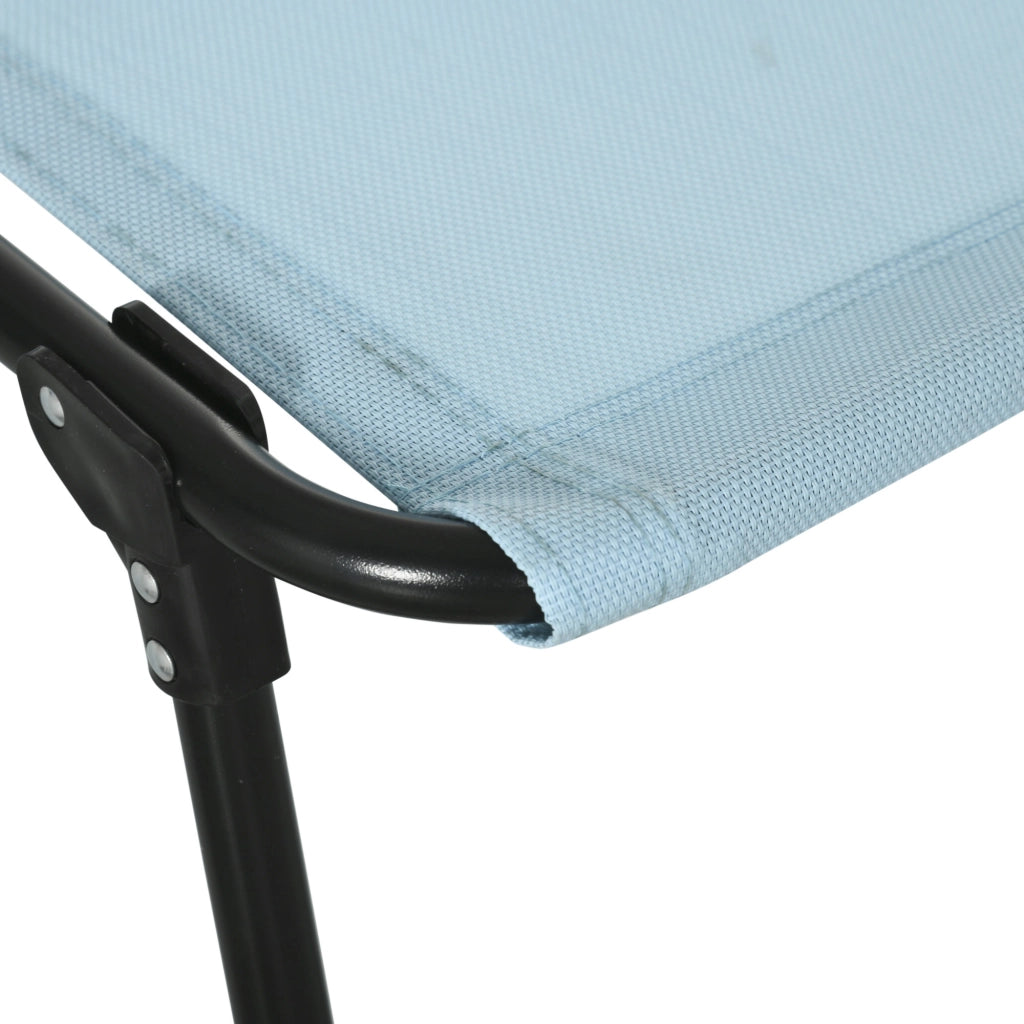 Tumbona Pieghevole con Poggiatesta ¨C zephmum ¨C Grigio 189x58x30 cm