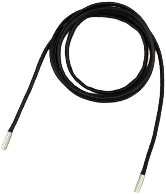 Cinturino per donna 150 cm - Cinturino intrecciato - Cinturino con inserti PU e lega - Cinturino elastico per donna - Cinturino decorativo per donne - 0,5 cm di larghezza