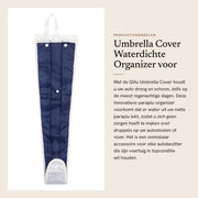 Organizzatore per ombrelli - Impermeabile - Ripiegabile - Polyester - 74 x 18 cm - Protezione contro la penetrazione d'acqua