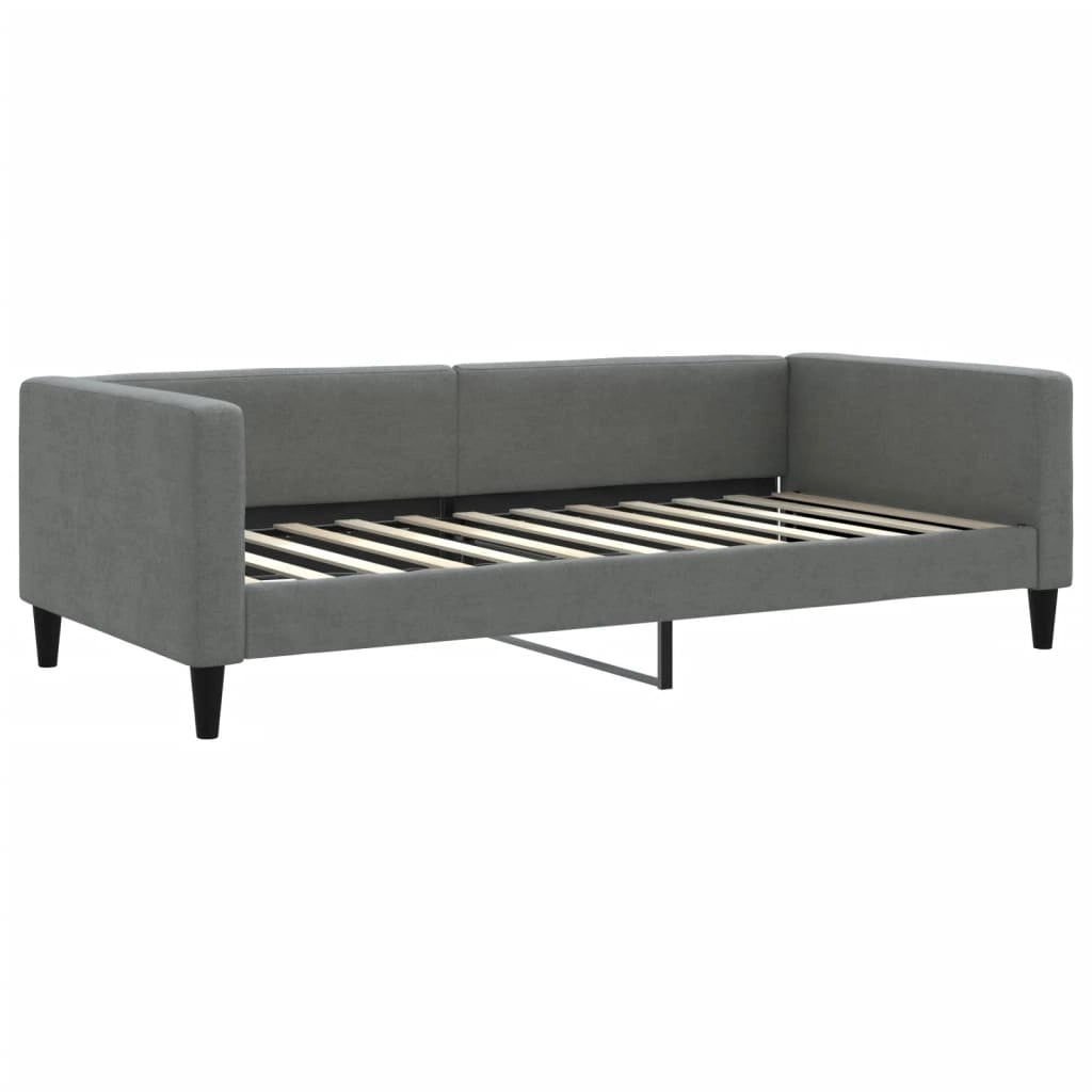 Divano Letto con Materasso Grigio Scuro 100x200 cm in Tessutocod mxl 71837