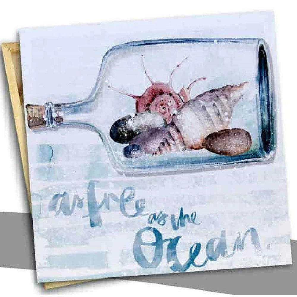 Trade Shop - Quadro Quadretto Decorativo 45x45x1,5 Cm Tela Su Legno Deluxe Decori Ass. 743740 -