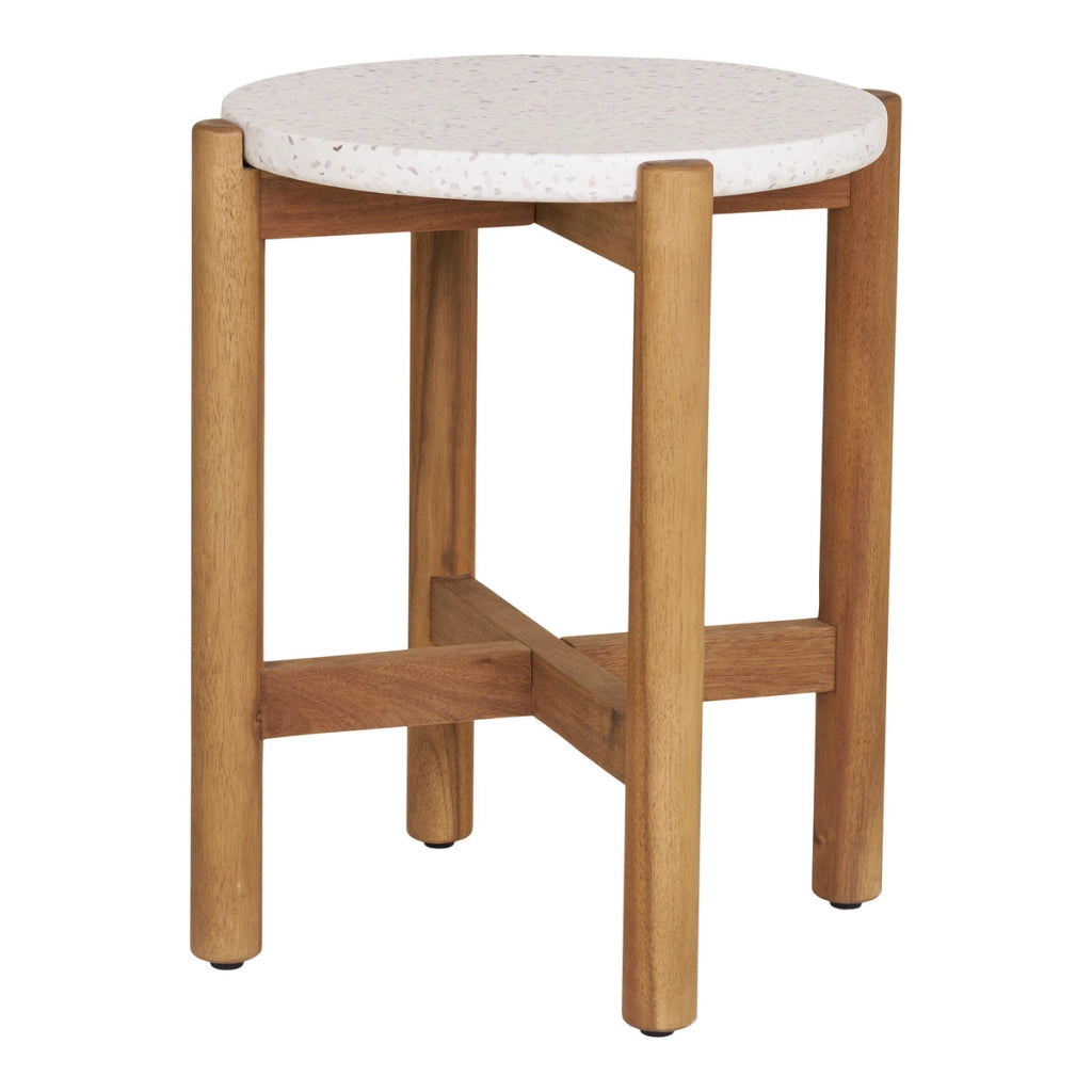Tavolino Terracina, Marrone, Legno, 37x37x48 cm