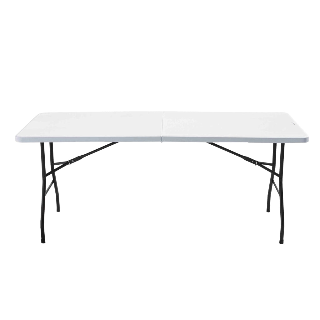 Oviala - Set di 10 tavoli pieghevoli da 8 posti 180cm